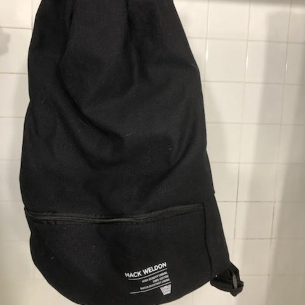 MACK WELDON BLACK DUFFEL BAG HIGH DENSITY CANVAS